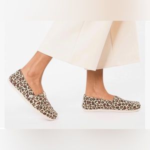 Tom’s Alparagata Animal Print Slip-On Shoes
